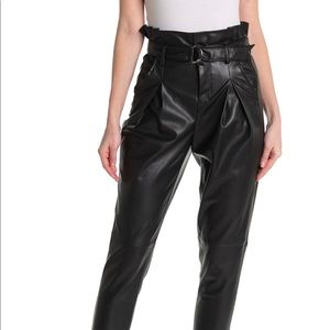 NWT BLANKNYC Denim Belted Paperbag Waist Pants